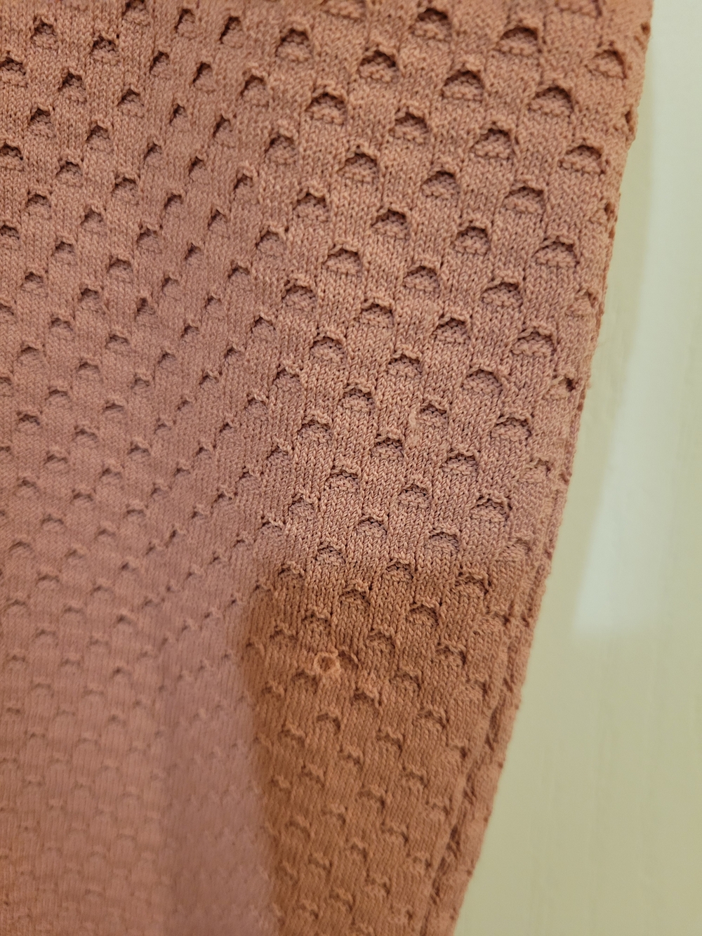 DownEast Mauve Pink Short Sleeve Knit Top - Picture 3 of 3